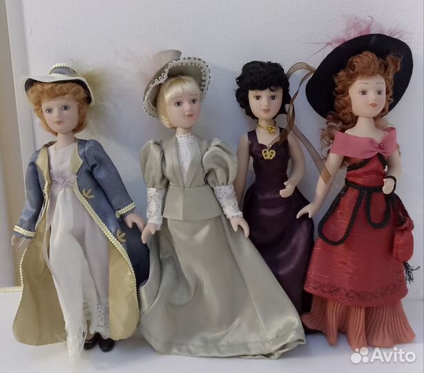 Кукла фарфоровая Дама эпохи