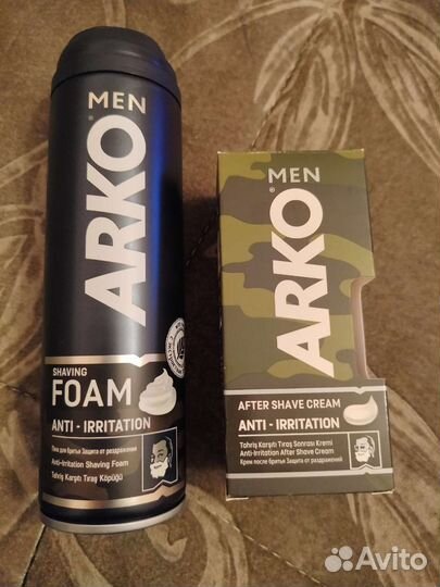 Пена для бритья +крем после бритья arko