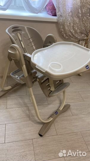 Детский стульчик для кормления chicco, шезлонг