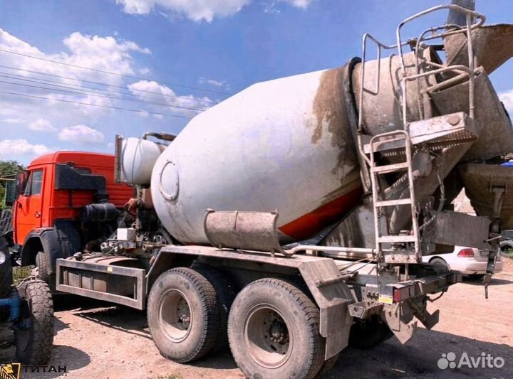 Доставка бетона миксером