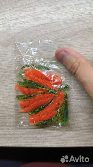 Силиконовые приманки для микроджига