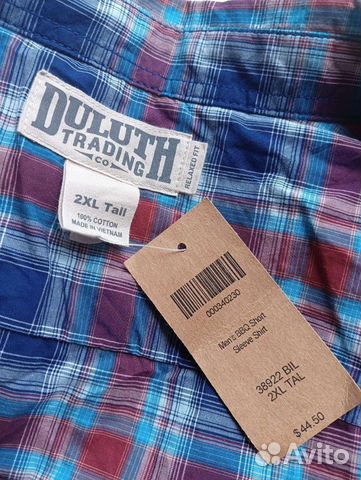 Рубашка duluth 58-60-62 р объявление продам