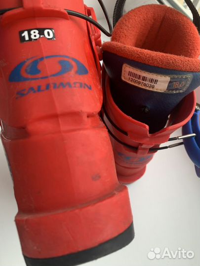 Ботинки горнолыжные детские salomon 18.0