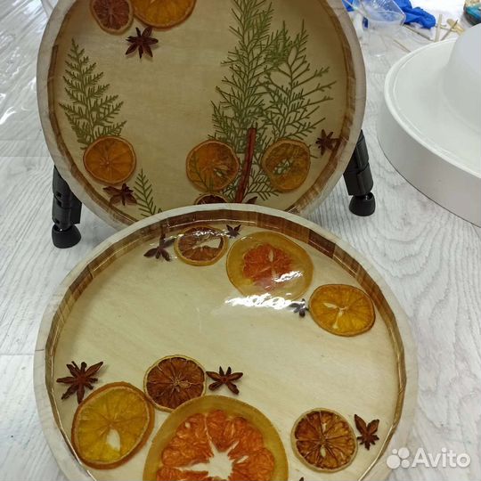 Поднос с цитрусами