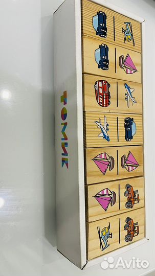 Домино деревянное детское