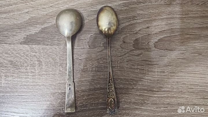 Серебряная чайная ложка СССР