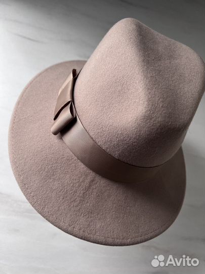 Шляпа женская фетр