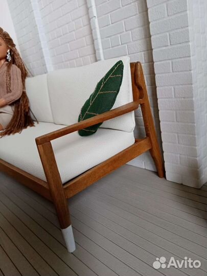 Мебель 1/6, диван для кукол барби barbie