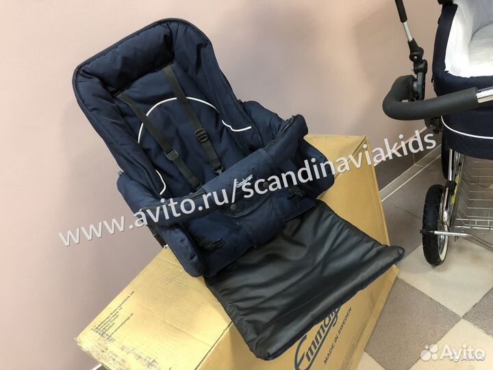 Коляска Emmaljunga Mondial Duo Combi (Индиго)