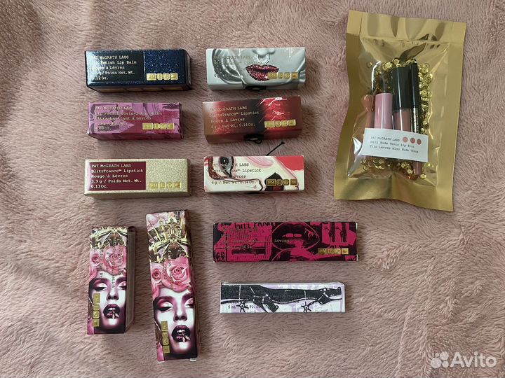 Pat mcgrath блески, бальзамы, помады