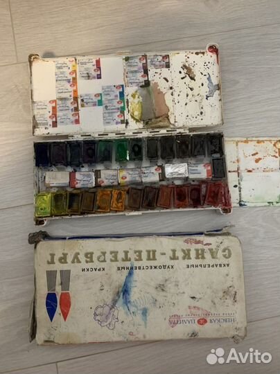 Акварель невская палитра. Санкт-петербург