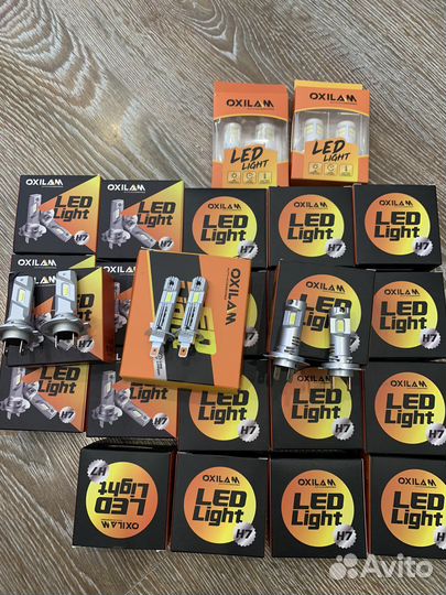 Лучшие Led лампы H7, H4,Н1 новые