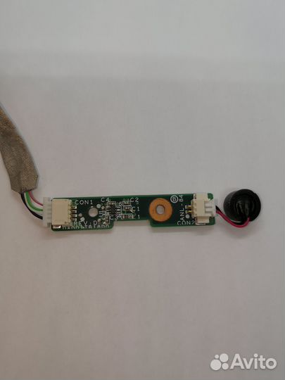 Шлейф с платой микрофона для Sony VGN-CR