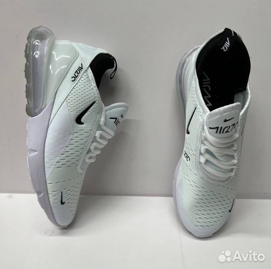 Кроссовки nike AIR MAX 270, белые натписи