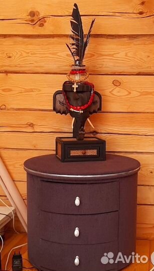 Подсвечник -шкатулка ручная работа из дерева