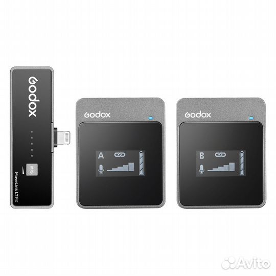 Петличная радиосистема Godox MoveLink LT2 для смар