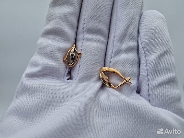 Золотые Серьги 585 пробы. Рассрочка