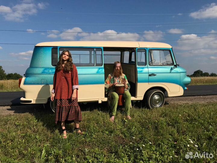 Ретро автобус, ди-джей на мероприятие, реклама