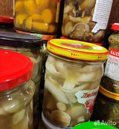 Суш. сморчки Маринованные маслята, зол. боровики