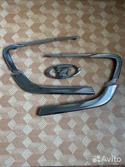 Иксы молдинги веста хром