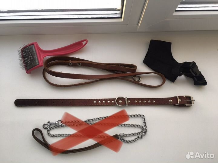 Ошейник,поводок,намордник для собаки