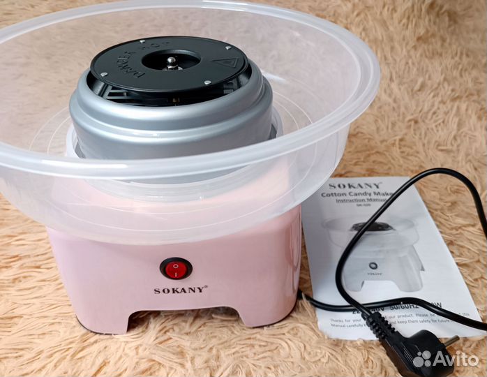Прибор для приготовления сахарной ваты Sokany