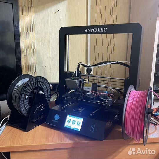 3D принтер Anycubic i3 mega S, лазер 40w, запчасти