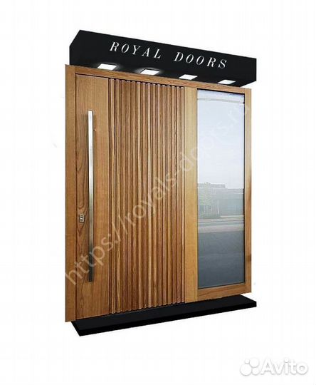 Уличная железная дверь