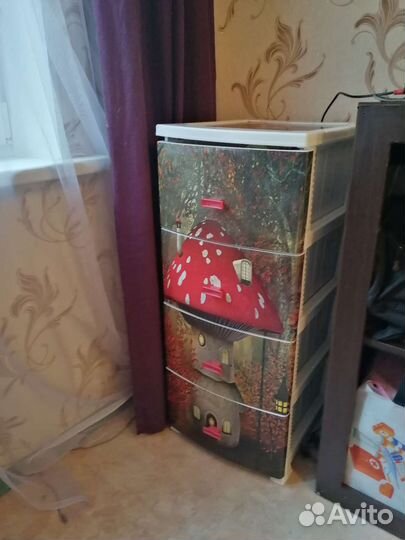 Комод Гриб - пластиковый