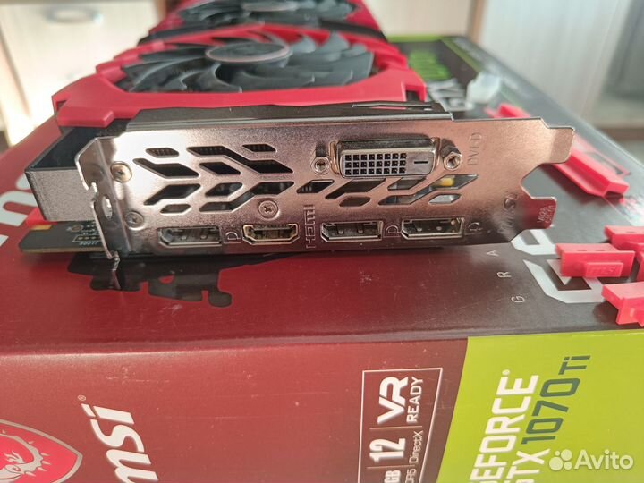MSI Gaming X 1070ti, 8gb gddr-5