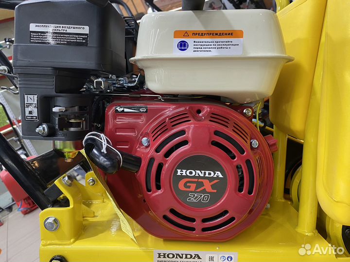 Виброплита 100кг Honda GX-270 бензин