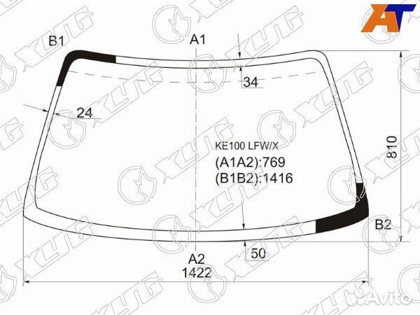 Стекло лобовое toyota sprinter