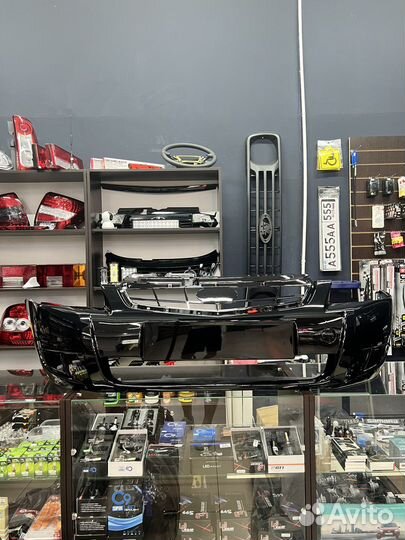 Передний бампер на priora в цвет