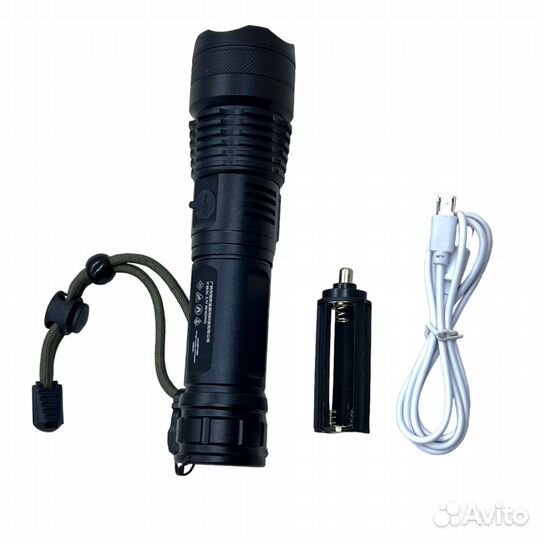 Фонарь-Тактический акк. smiling shark X71-P50 BK