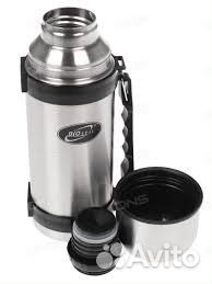 Термос у/г с кноп. ручка NY1000-2 (biostal)