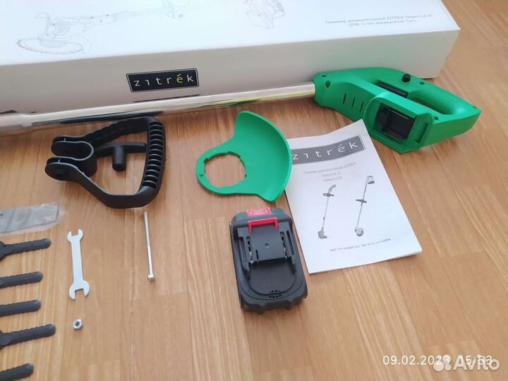 Электротриммер аккумуляторный,садовый. Новый