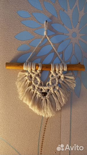 Мини-макраме декор подвес панно