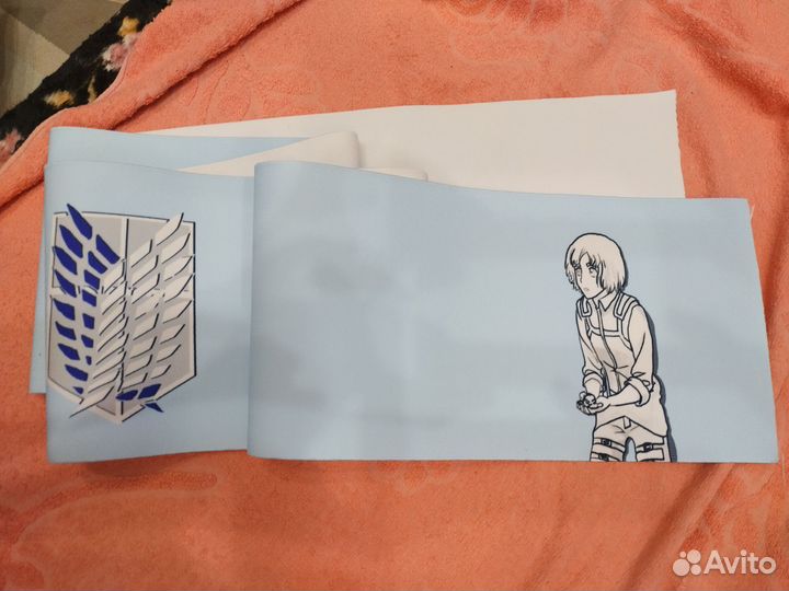 Широкая декоративная резинка аниме