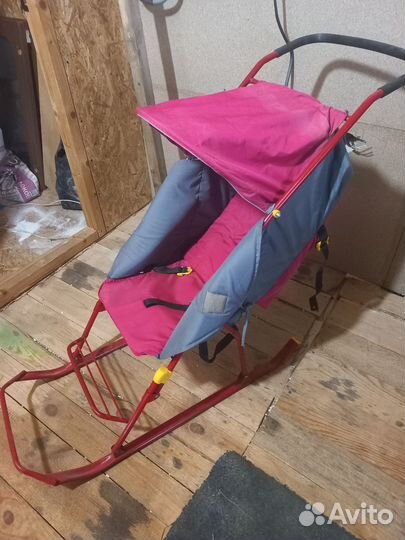 Детские санки коляска бу