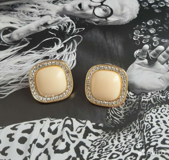 Серьги Дизайнерские Винтажные