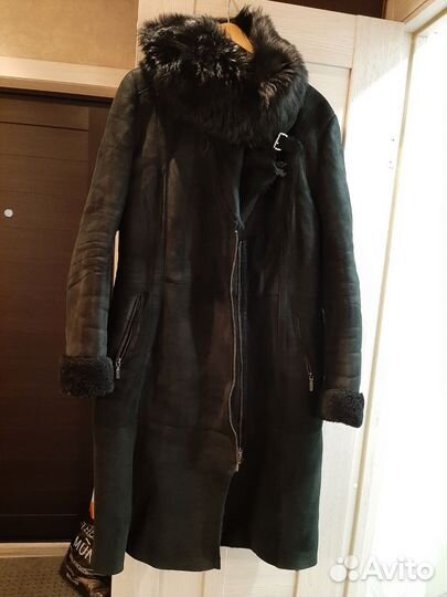 Дублёнка. Мех. Нат.кожа 50 р-р.Тёплая