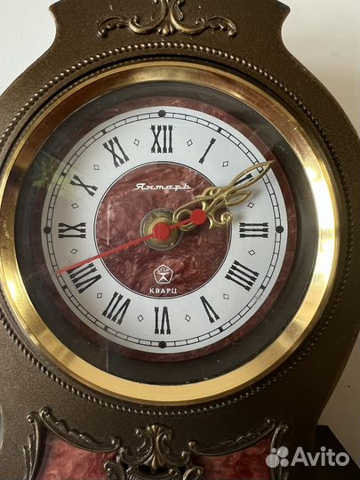 Часы настольные Янтарь СССР