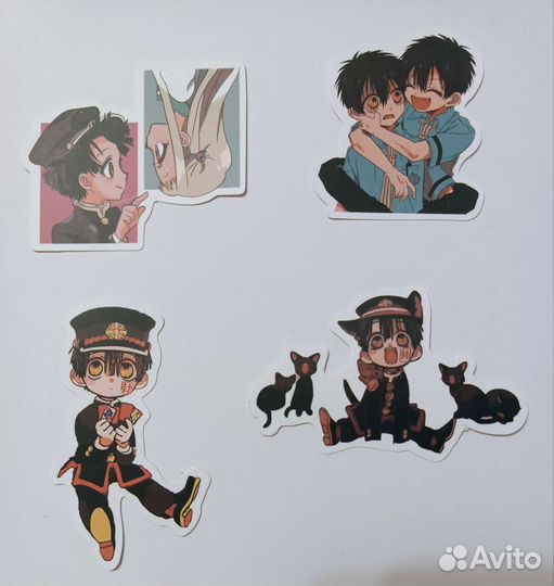 Аниме стикерынаклейки (Туалетный мальчик Ханако)