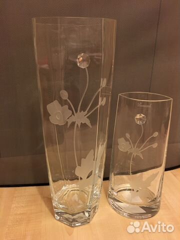 Ваза с кристаллом Swarovski
