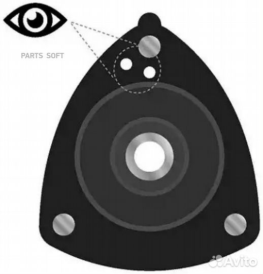 KYB SM1025 Опора аморт Toyota Yaris I (P10) Hatchb