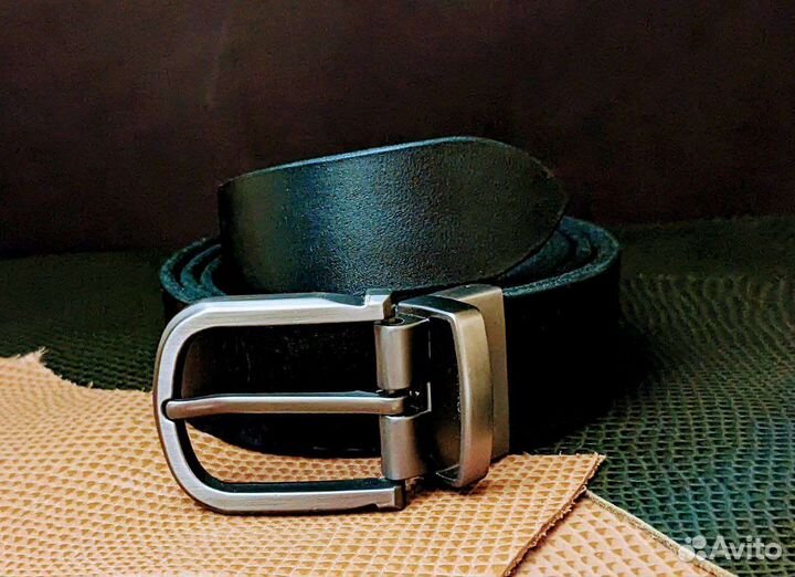 Кожаный ремень ручной работы