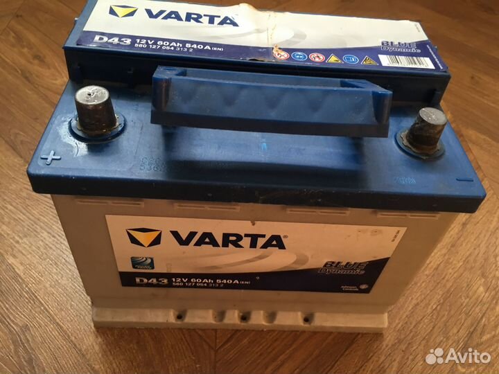 Автомобильный аккумулятор Varta 12v 60ah 540A