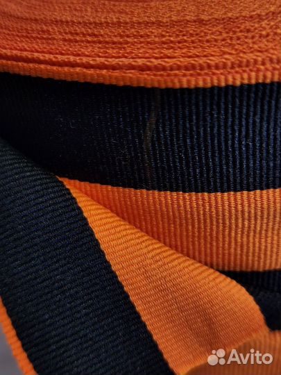 Лента георгиевская разной ширины высшее качество