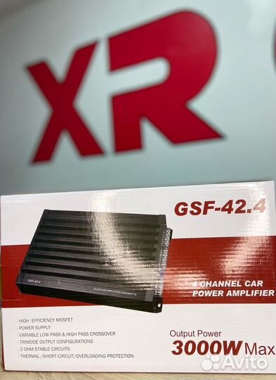 Усилитель звука 3000W 4-канальный гарантия/достав