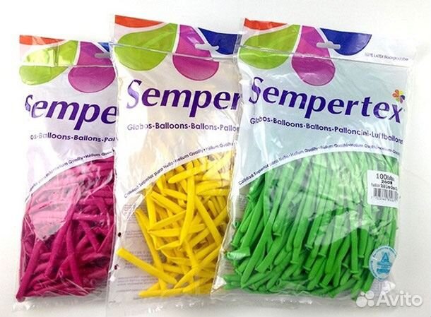 Воздушные шары Sempertex 260-50шт и 100шт